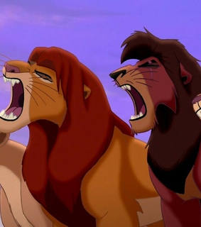 lion, kovu and kiara