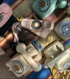 vintage, phones and phone