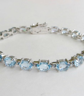 aquamarine jewelry, aquamarine bracelet and Wedding bracelet