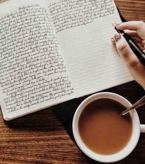 coffe, write and writter