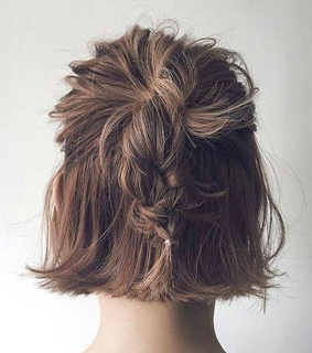 up, hairstyle and bobbed