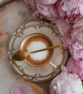flowers, pink and drink