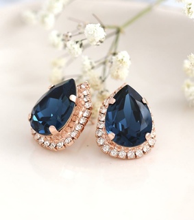 bridal studs, bridal earrings and swarovski earrings