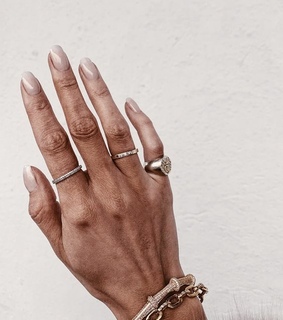 polish, nails and bracelets