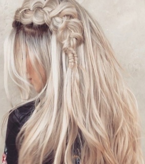 fashion, curly and braided