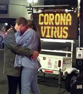 couple, quarantine and grunge