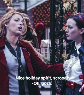 christmas, leighton meester and serena van der woodsen