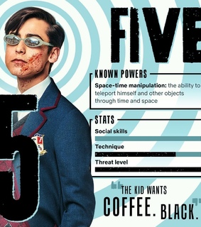 five hargreeves, number five and aesthetic