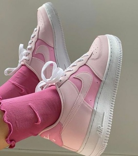 sneakers, pink and colour