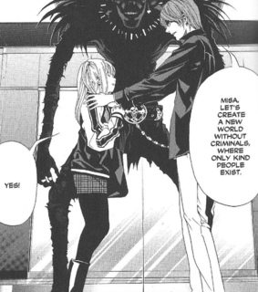 light yagami, misa and kira