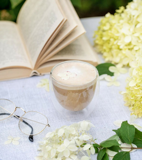 coffee, books and cute