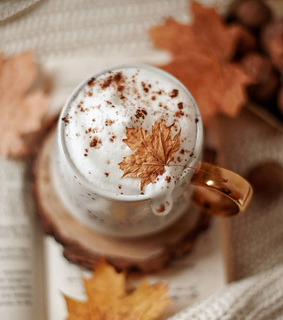 drink, coffee and fall