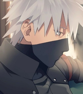 naruto, senpai and kakashi