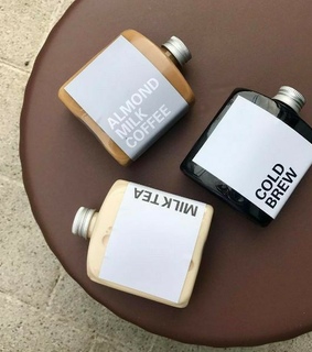 cold brew, milk tea and tea