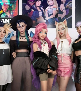 the baddest, evelynn and akali