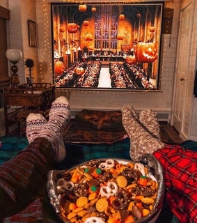 candy corn, autumn and cocooning