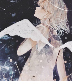 aesthetic, anime girl and angel