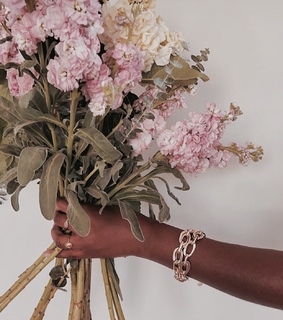 gold, flowers and bouquet