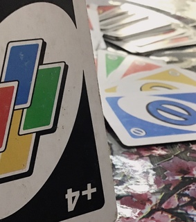 yellow, uno and blue