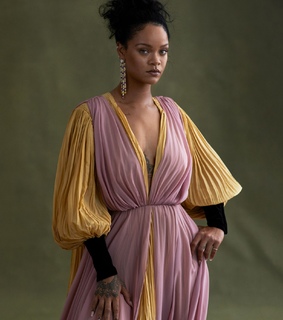 robyn rihanna fenty, dress and fashion