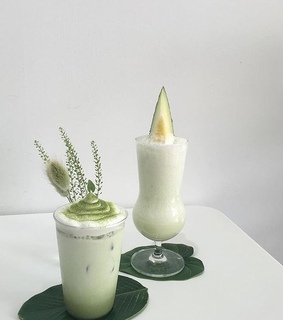 healthy, leaf and smoothie