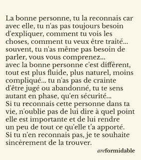 personne, relation and bonne