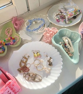 necklace, ring and earrings