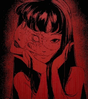 red anime, anime and red