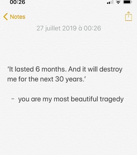 quote, 6 months and heartache