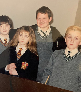 harry, hogwarts and draco malfoy