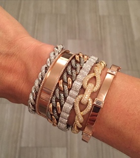 diamonds, silver and chains