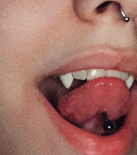 lips, fang and septum