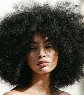 mixed, black and afro