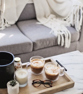 winter, cups and love