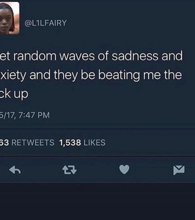 anxiety, sad and thoughts