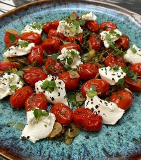 ricotta cheese, caprese and thyme