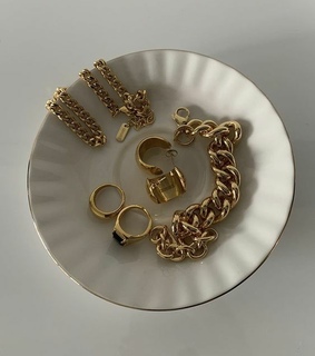 jewels . cute, earrings and necklace