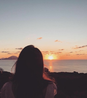 sunset, nature and ocean