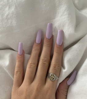 nails, acrylic and lilac