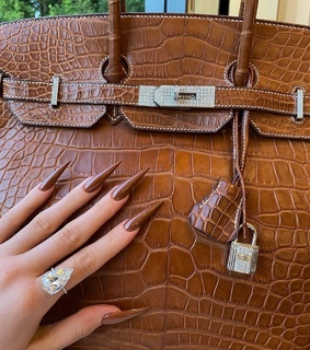 beauty, nails and birkin bag
