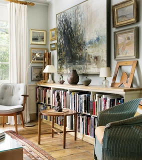 floor, books and old