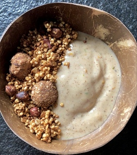 delicious, smoothiebowl and banane