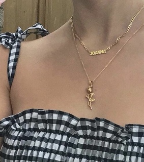 necklace, earrings and ring