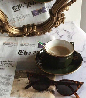 fashionable, sunglasses and coffee shop