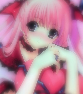 animecore, anime and blurred