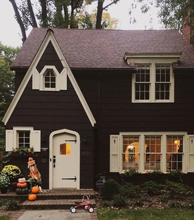 town, home and autumn