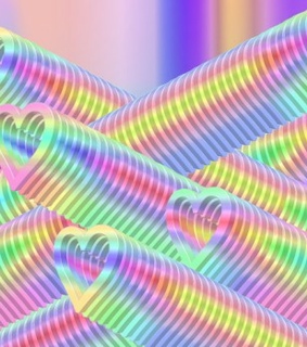 colours, violet and pastel