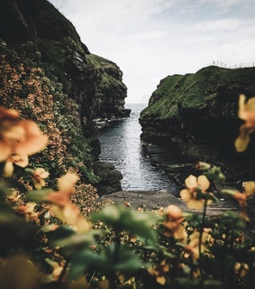 yellow, landscape and clouds