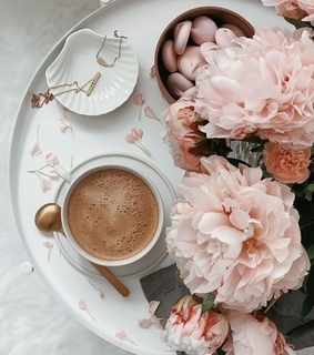 tasty, pink and coffee time