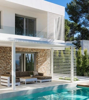 house, exterior and life goal